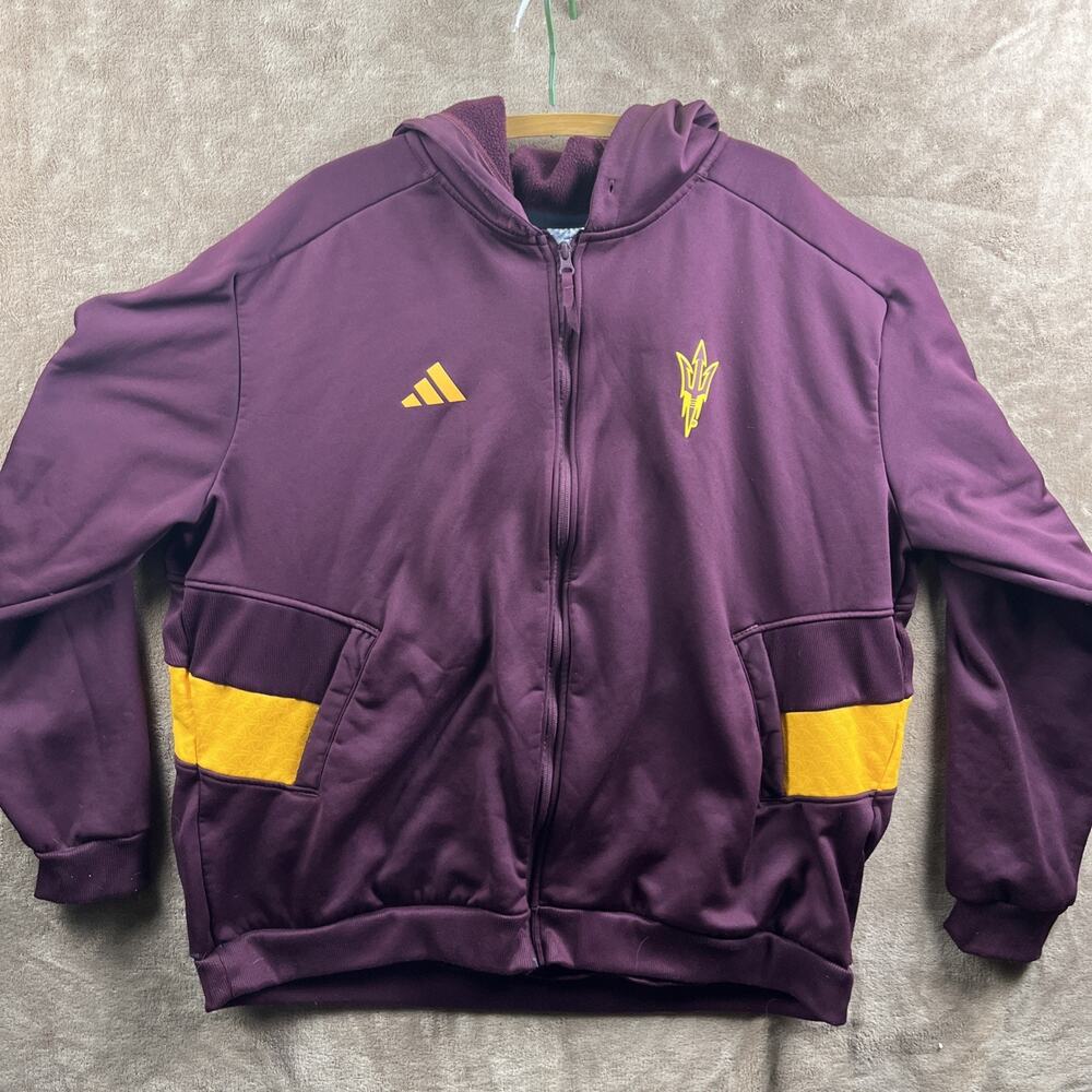 Men’s Arizona State 2XL Sun Devils Zip-Up Hoodie - Player Issues (READ)